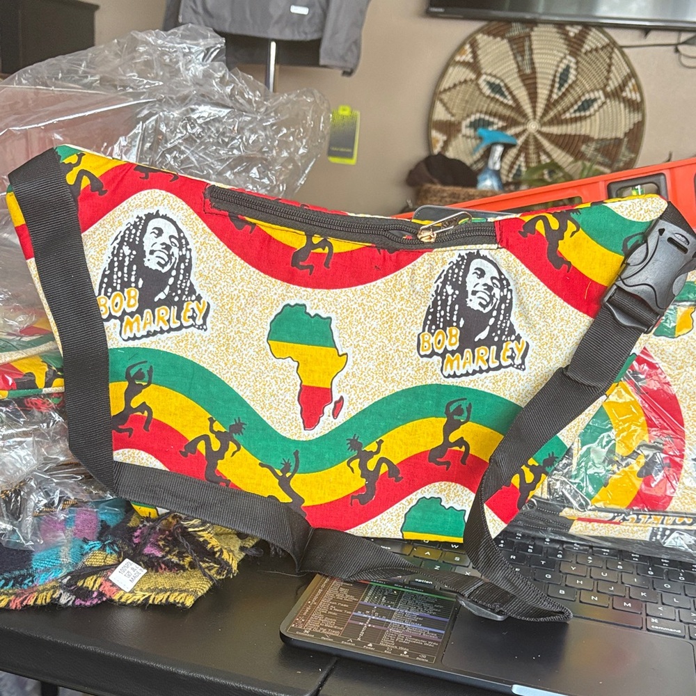Bob Marley Themed Women Bag - Multicolor - Picture 2 of 2
